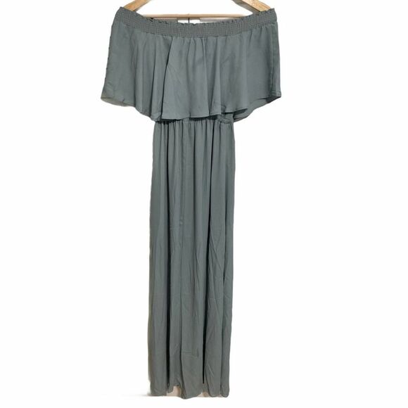 Show Me Your Mumu Hacienda Maxi Dress‎ Sage XXS - Picture 9 of 16